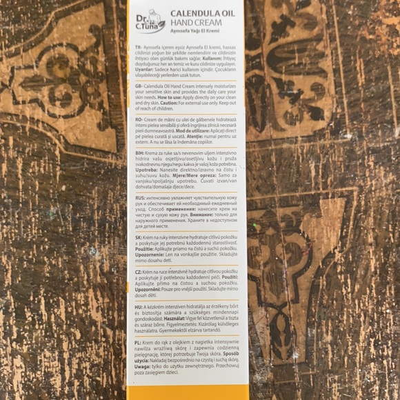 Dr. C. Tuna Calendula Hand Cream - Picture 3 of 4